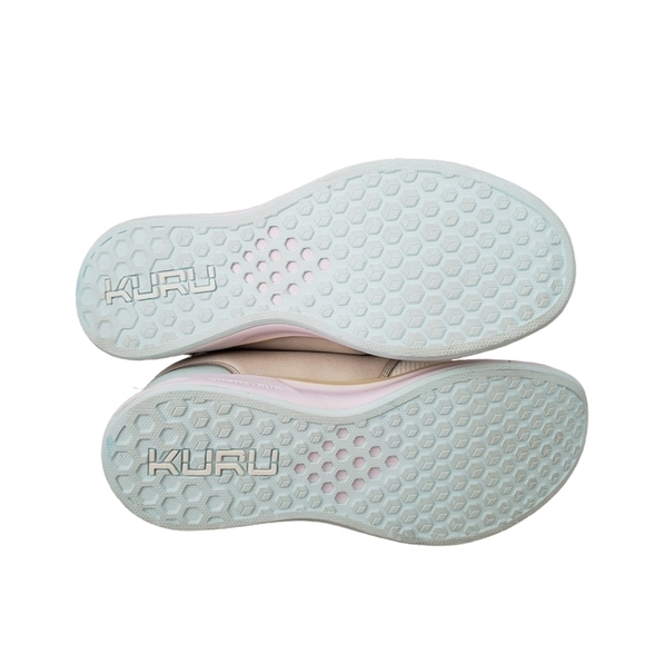 New Kuru Atom Plantar Fasciitis Sneakers White Gray & Blue Plus Size 12 - Picture 9 of 11